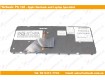 New For HP Folio 13 13-1000 13-2000 Keyboard Glossy Frame US Backlit 673656-001